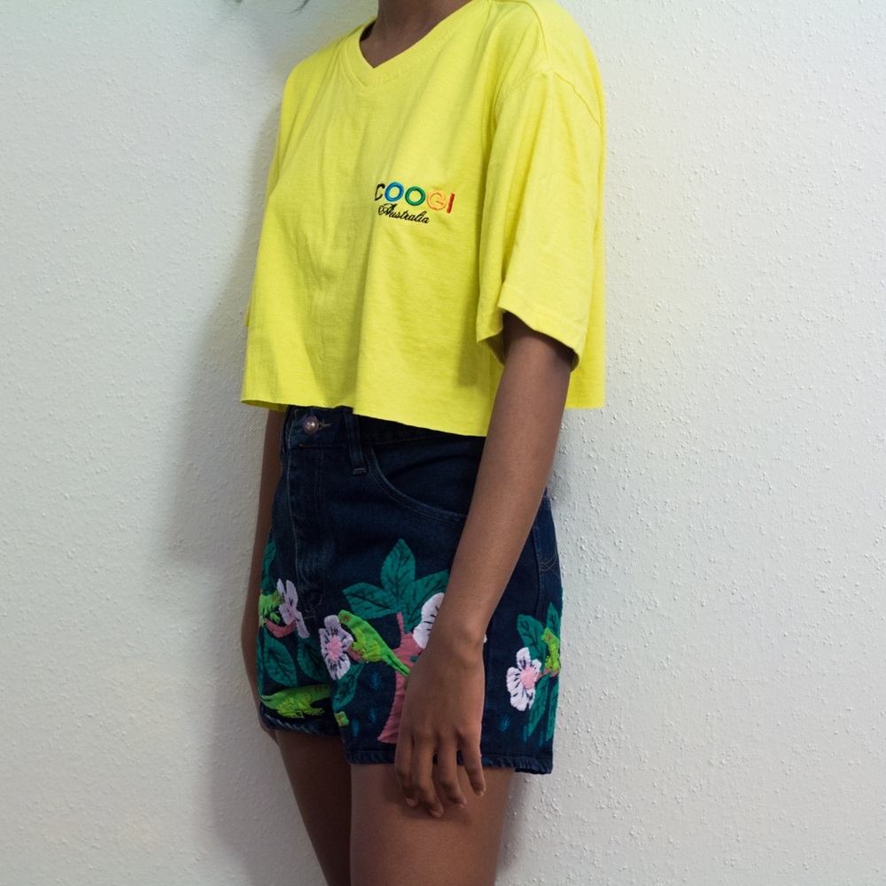 đź‘‘SOLDđź‘‘ authentic coogi yellow shirt - Picture 2 of 4
